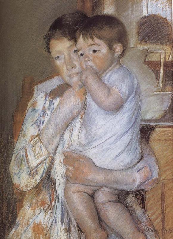 Mary Cassatt Child  in mother-s arm china oil painting image